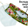 Маска многоразовая со вкладышами, вискоза, redrobe 33