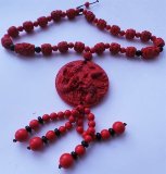 Подвеска Дракон, 30 см, искуственный коралл