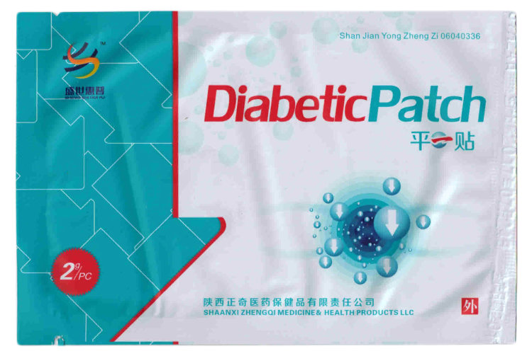 Китайский пластырь при сахарном диабете Diabetic Patch, 1 шт