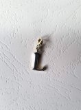 Подвеска "L" на застежке, металл, 3 см