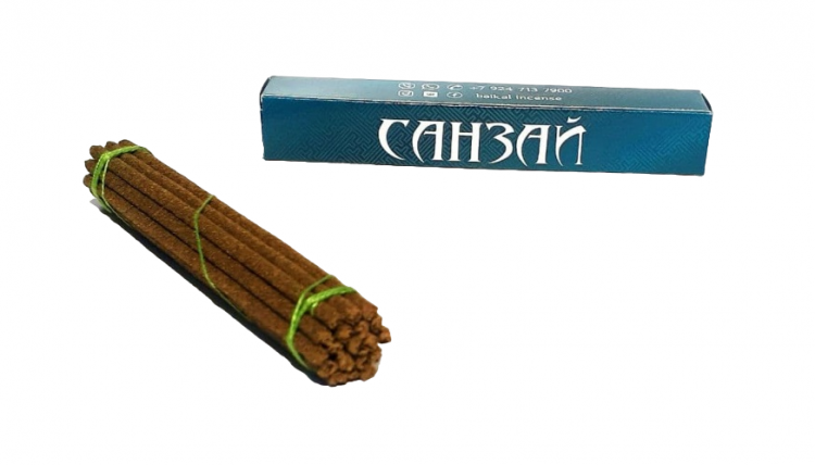 Бурятские благовония аромапалочки "Санзай", 19 шт