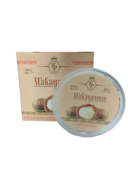Косметическое твердое масло Макадамия, 100 гр