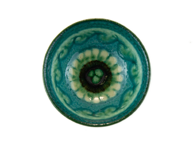 Пиала №9, керамика Риштан, 105 мм