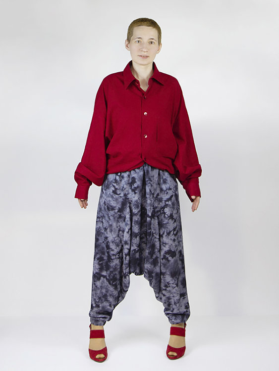 Брюки свободного кроя, redrobe 38