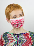Маска многоразовая со вкладышами, вискоза, redrobe 21